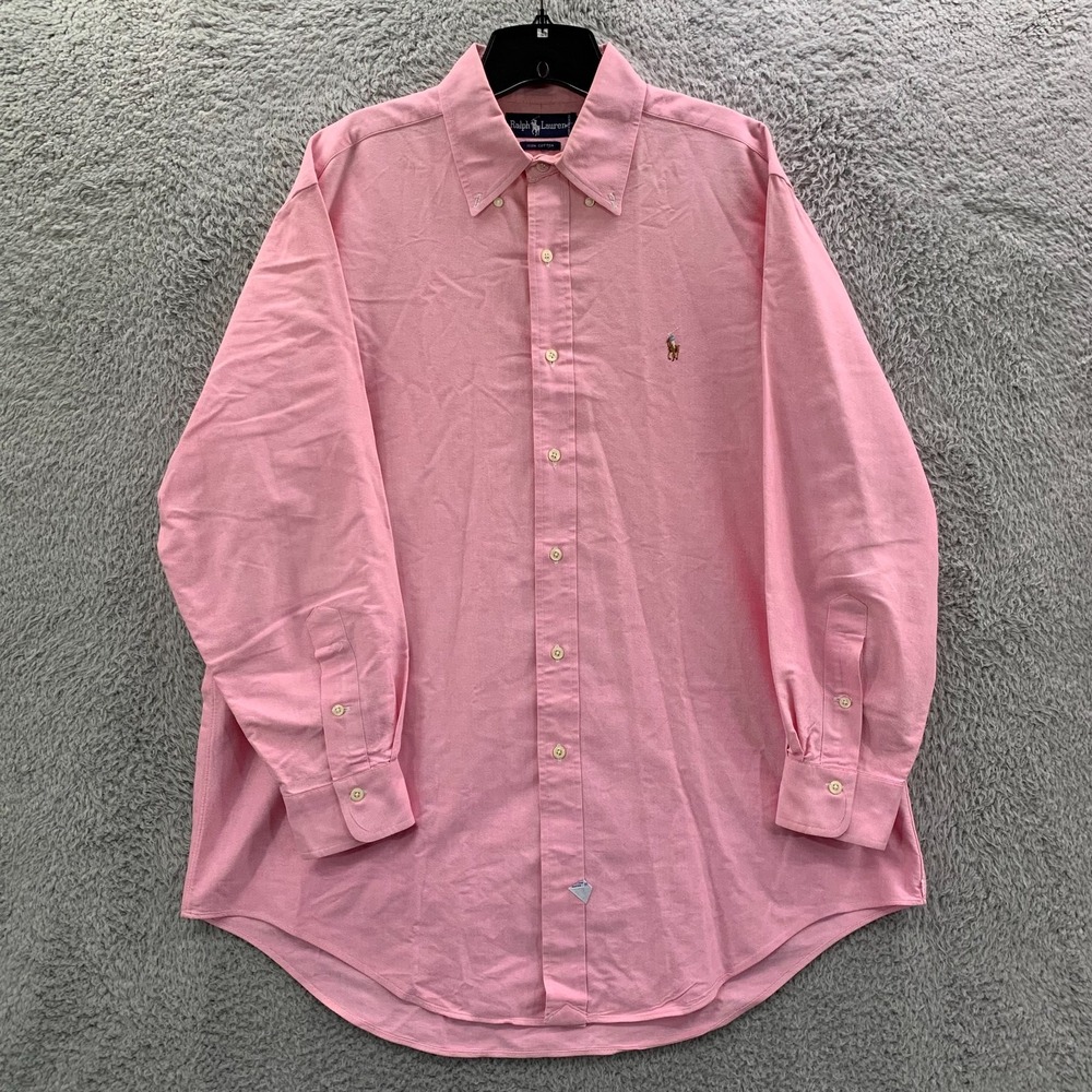 Ralph Lauren Pink Button-Down Oxford Shirt